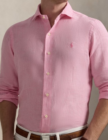 CUSTOM FIT LINEN SHIRT