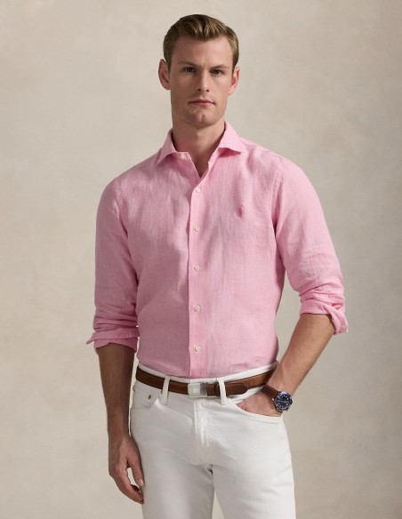 CUSTOM FIT LINEN SHIRT