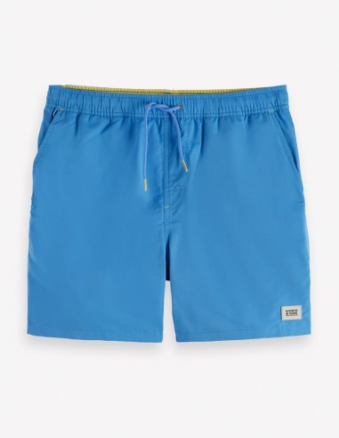 SOLID MID-LENGTH SWIMSHORT