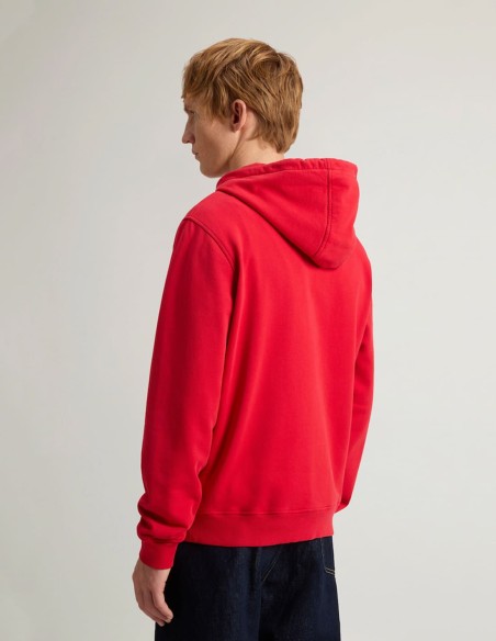 LIGHT COTTON-BLEND FULL-ZIP HOODIE
