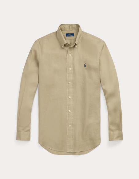SLIM FIT LINEN SHIRT