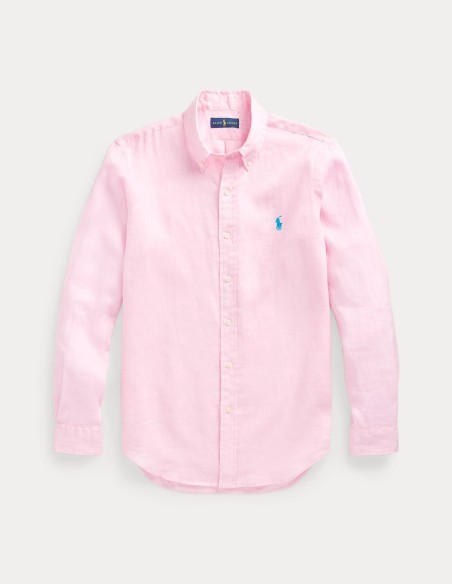 SLIM FIT LINEN SHIRT