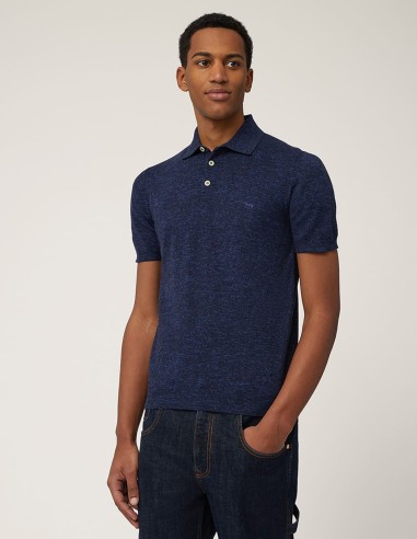 SLUB TWEED POLO SHIRT