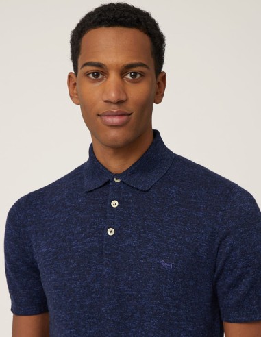 SLUB TWEED POLO SHIRT
