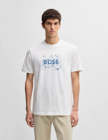 T-SHIRT WITH LOGO ARTWORK