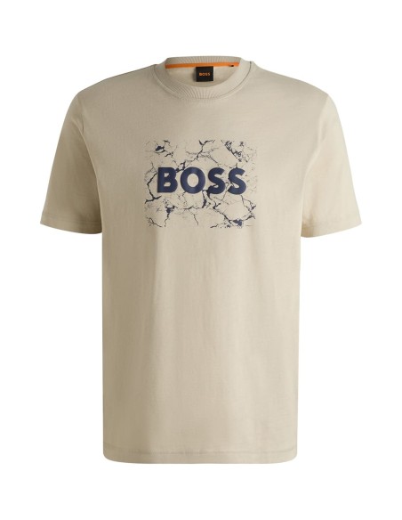 COTTON-JERSEY T-SHIRT WITH LOGO ARTWORK