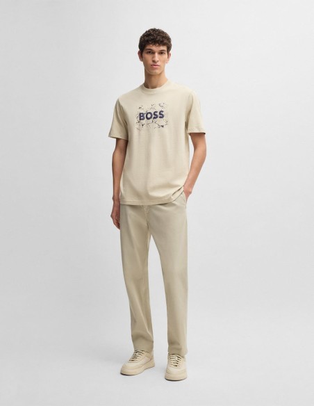 T-SHIRT WITH LOGO ARTWORK