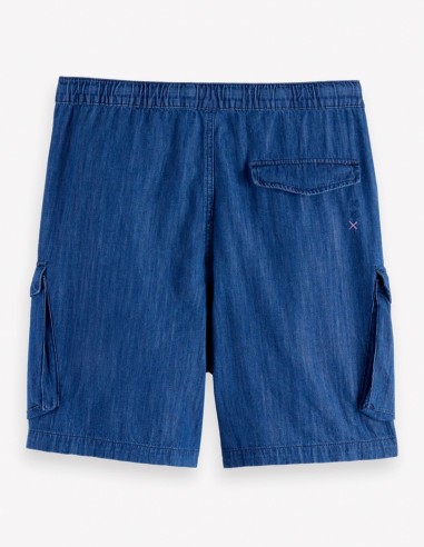 LIGHTWEIGHT SPORTY DENIM BEACH CARGO...