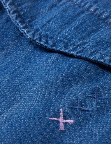 LIGHTWEIGHT SPORTY DENIM BEACH CARGO...