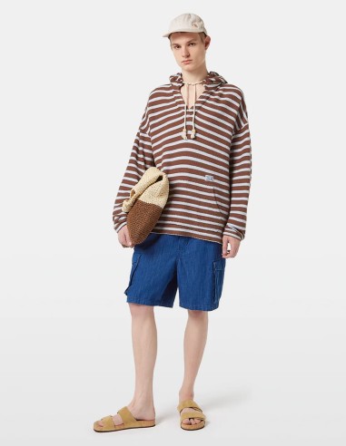 LIGHTWEIGHT SPORTY DENIM BEACH CARGO...