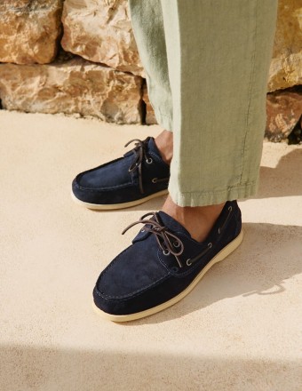 HAMPTONS SUEDE BOAT SHOES