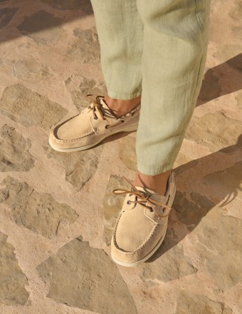 HAMPTONS SUEDE BOAT SHOES