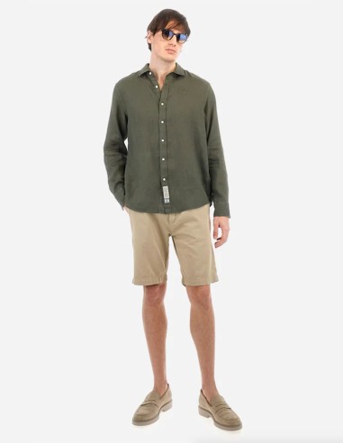 INNOCENT REGULAR FIT LINEN CANVAS SHIRT
