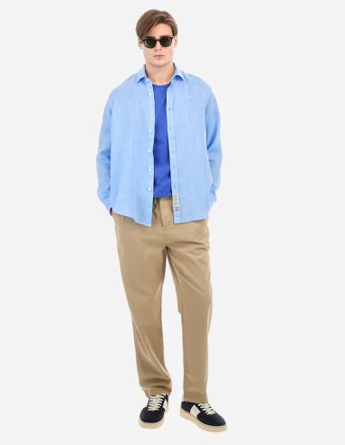 INNOCENT REGULAR FIT LINEN CANVAS SHIRT