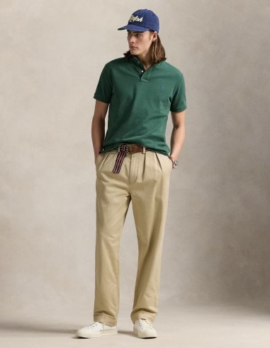 CUSTOM FIT MESH POLO SHIRT