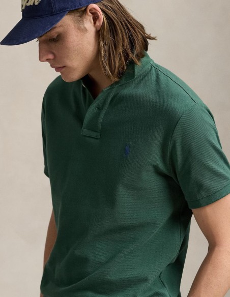 CUSTOM FIT MESH POLO SHIRT