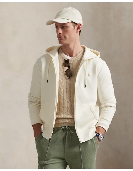 DOUBLE-KNIT FULL ZIP HOODIE