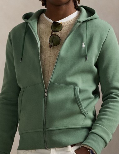DOUBLE-KNIT FULL ZIP HOODIE