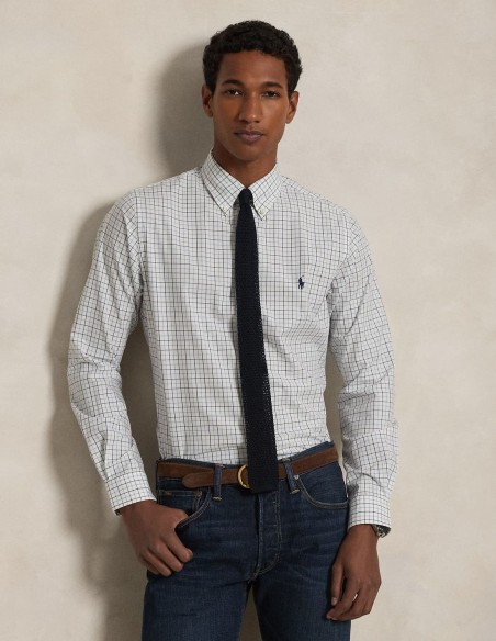 ΠΟΥΚΑΜΙΣΟ CHECKED STRETCH POPLIN CUSTOM FIT