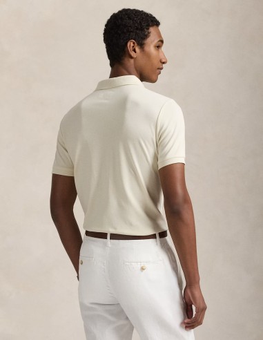 CUSTOM FIT STRETCH MESH POLO SHIRT