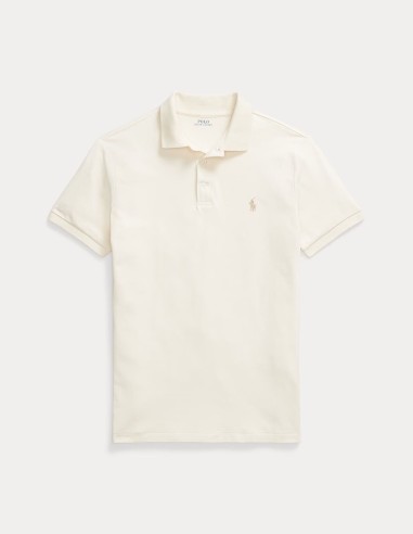 CUSTOM FIT STRETCH MESH POLO SHIRT