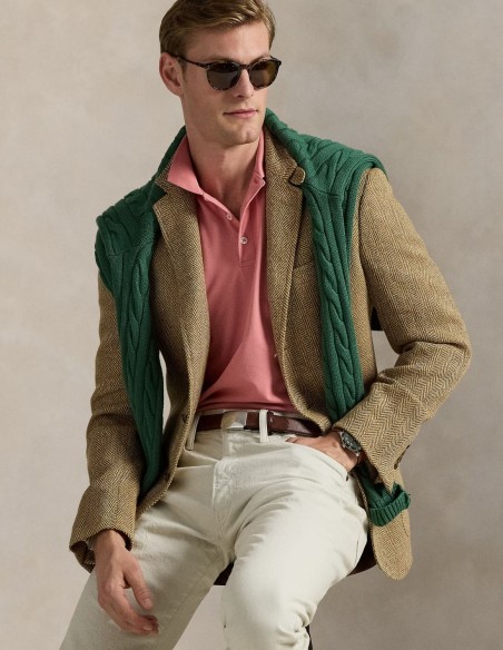 ΜΠΛΟΥΖΑ POLO STRETCH MESH CUSTOM FIT