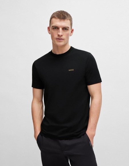 T-SHIRT REGULAR FIT WITH CONTRAST LOGO