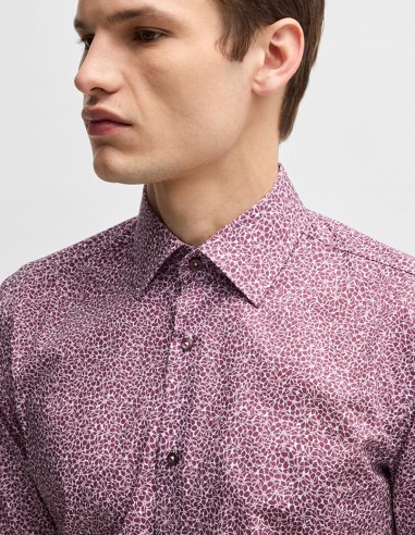 ΠΟΥΚΑΜΙΣΟ FLORAL SLIM FIT