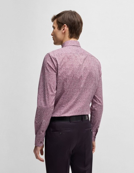 ΠΟΥΚΑΜΙΣΟ FLORAL SLIM FIT
