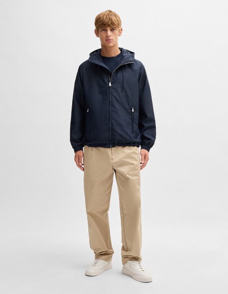 WATER-REPELLENT JACKET WITH DOUBLE B MONOGRAM