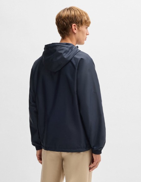 WATER-REPELLENT JACKET WITH DOUBLE B MONOGRAM