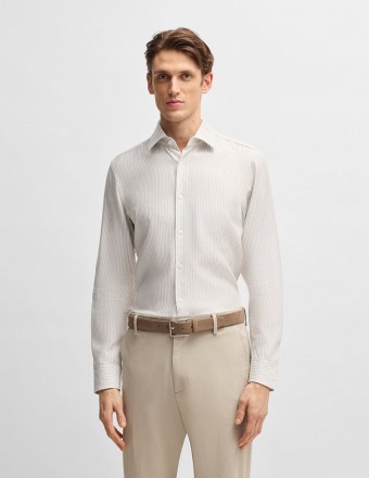 SLIM FIT SHIRT IN A STRIPED...