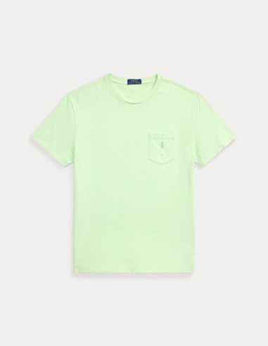 CUSTOM FIT MINERAL-DYED POCKET T-SHIRT