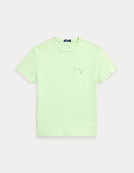T-SHIRT MINERAL-DYED POCKET CUSTOM FIT