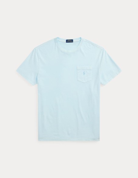 CUSTOM FIT MINERAL-DYED POCKET T-SHIRT