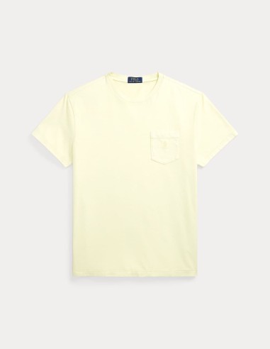 CUSTOM FIT MINERAL-DYED POCKET T-SHIRT