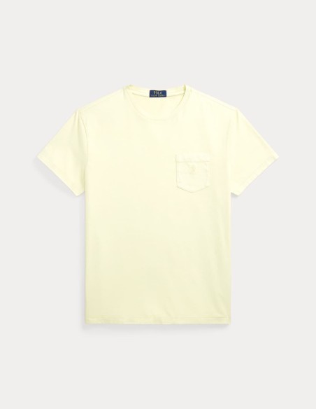 T-SHIRT MINERAL-DYED POCKET CUSTOM FIT