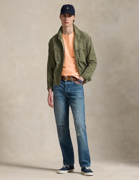 T-SHIRT MINERAL-DYED POCKET CUSTOM FIT