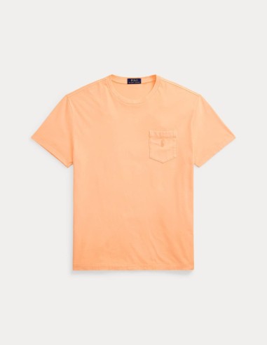 T-SHIRT MINERAL-DYED POCKET CUSTOM FIT
