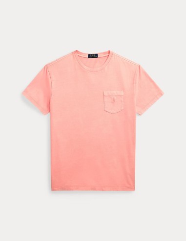 T-SHIRT MINERAL-DYED POCKET CUSTOM FIT