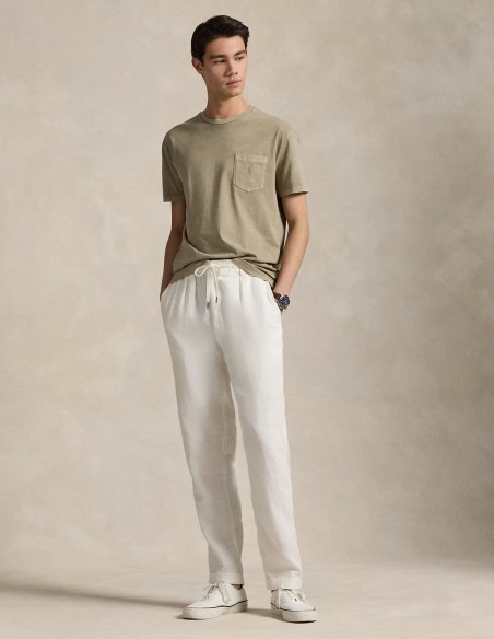 CUSTOM FIT MINERAL-DYED POCKET T-SHIRT