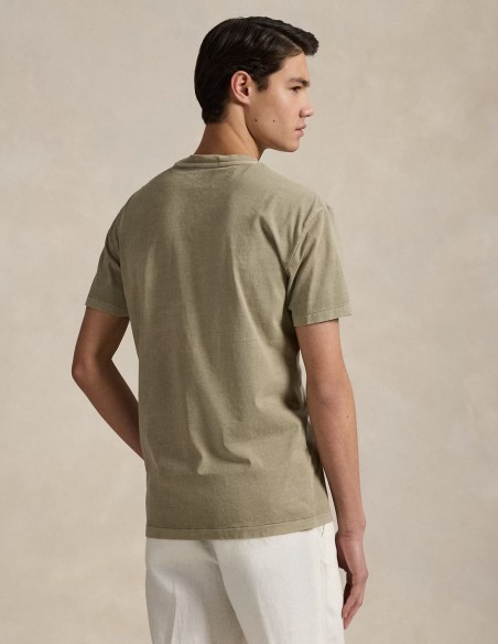 T-SHIRT MINERAL-DYED POCKET CUSTOM FIT