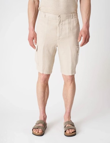 CARGO LINEN BERMUDA