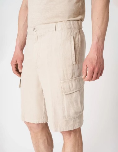 CARGO LINEN BERMUDA