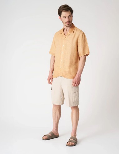 CARGO LINEN BERMUDA