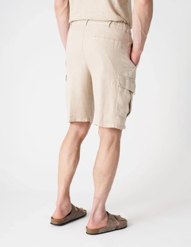 CARGO LINEN BERMUDA