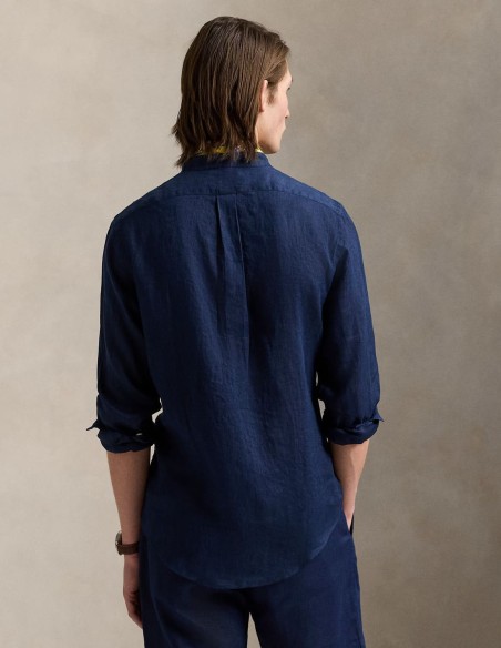 SLIM FIT LINEN SHIRT