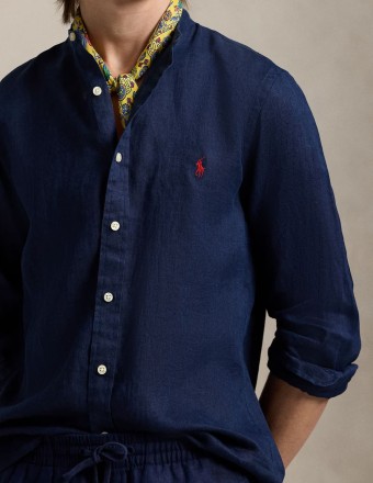 SLIM FIT LINEN SHIRT 2