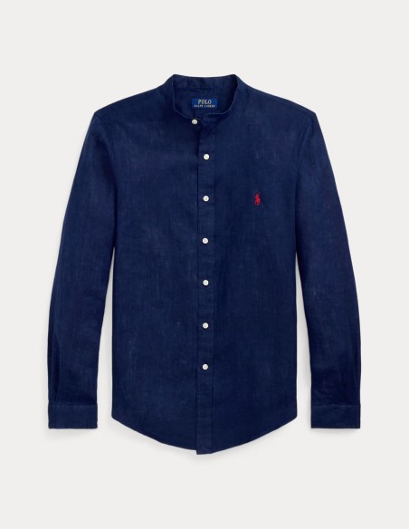 SLIM FIT LINEN SHIRT