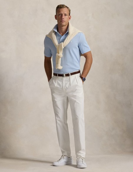 WIMBLEDON CLASSIC FIT MESH POLO SHIRT